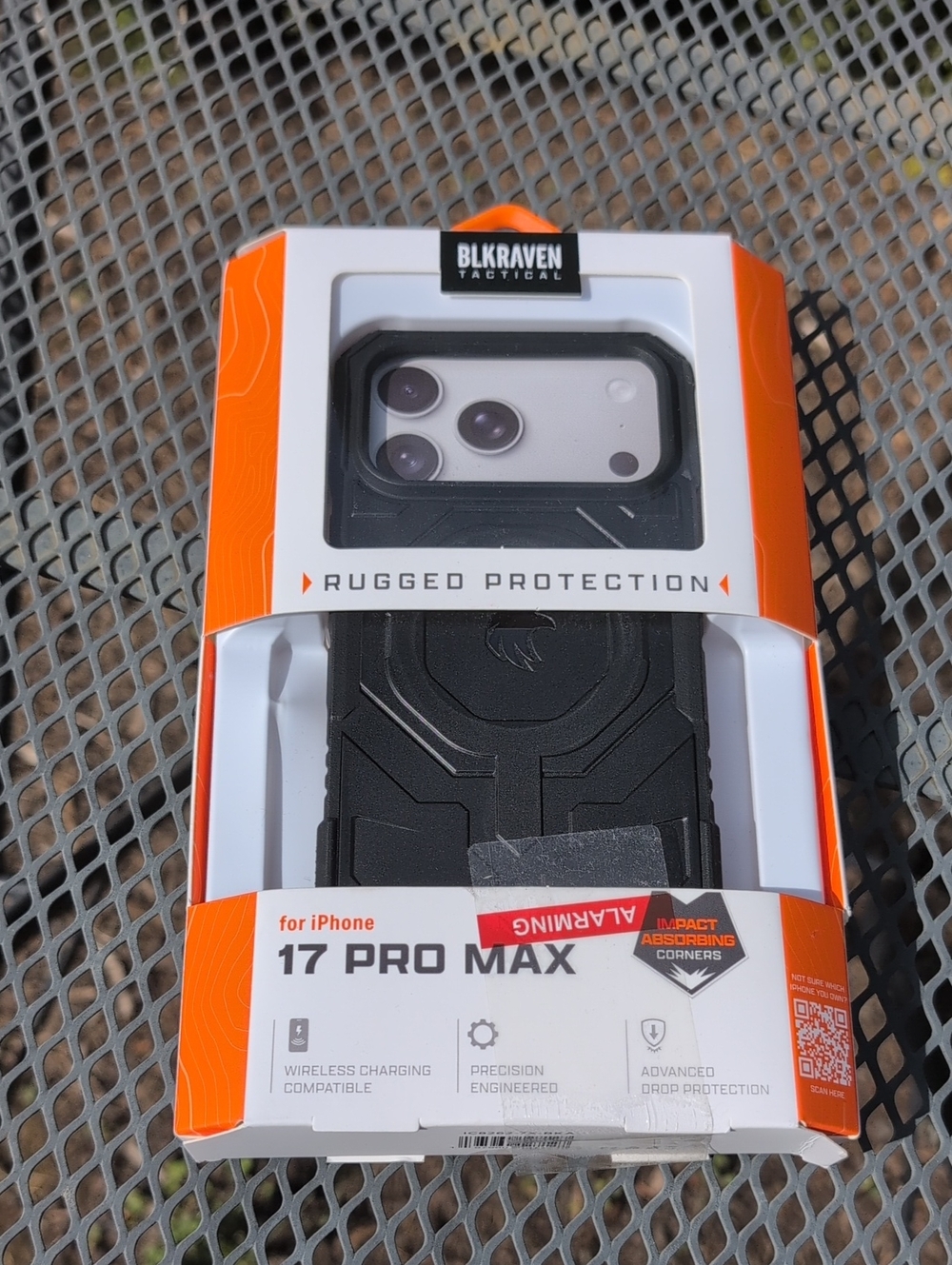 BLKRAVEN Rugged Protection Case for iPhone 17 Pro Max — Black